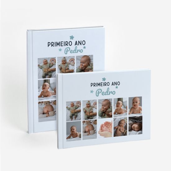 Álbum do Primeiro Ano do Bebé Verde 1