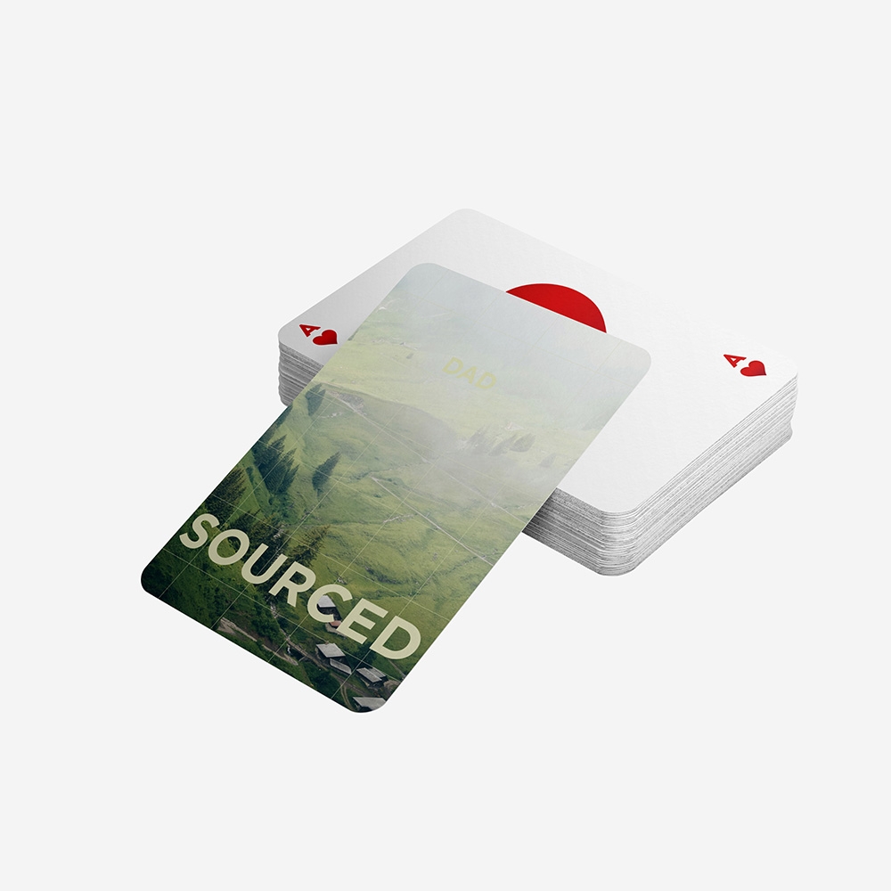 Baralho de cartas Dad Sourced 1